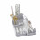 Knife Block Utensil Holder with Draining Tray 3