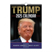 Donald Trump Monthly Wall Calendar Fun Trumpinator Hanging Calendar Trump Posters Family Flip Desk Calendar Wall Planner