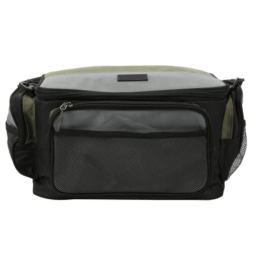 Angeltasche Köderbox Angelrollen-Trägerbox - Grün Polyester, Mit Schultergurt zur Aufbewahrung 1