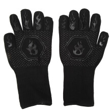 BBQ Gloves Fireproof 800 Heat Resistant Double
