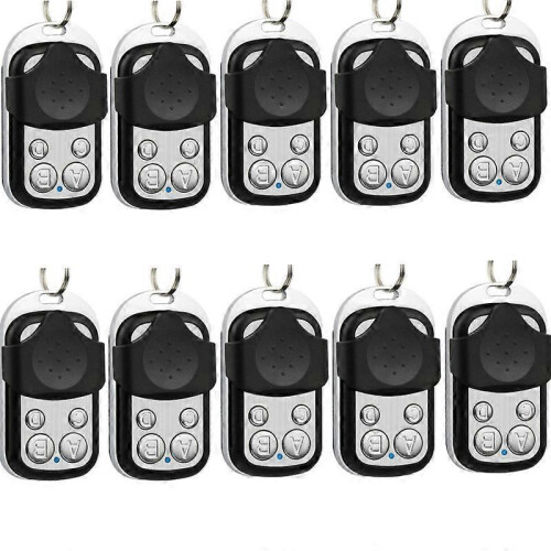(10pcs) 2/5/10PCS Cloning Duplicator Key Fob A Distance Remote Control 433MHZ Clone Fixed Learning Code Rolling Code For Gate Garage Door