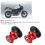 2pcs 8mm Motorcycle CNC Rear Stand Swing Arm Spool 7