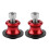 2pcs 6mm Motorcycle CNC Rear Stand Swing Arm Spool 5