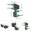 1 Pair Motorcycle Frame Sliders Falling Crash Pad 8