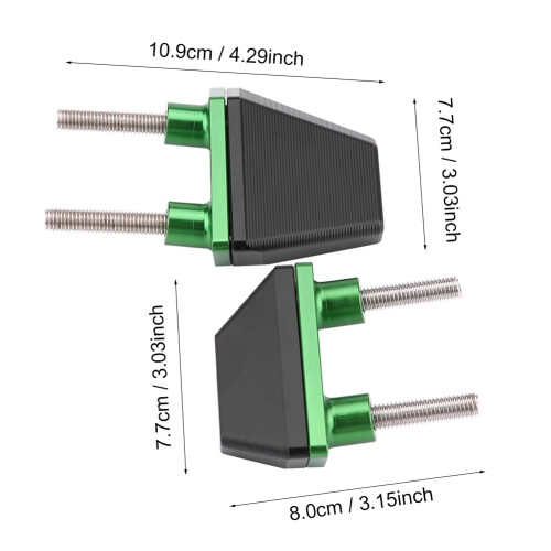 1 Pair Motorcycle Frame Sliders Falling Crash Pad 1