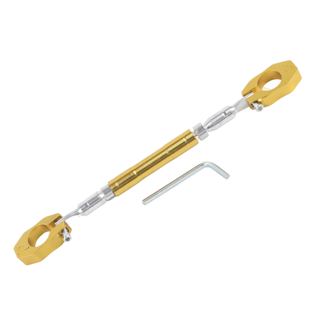 Universal Adjustable Aluminium Alloy Motorcycle Gold 8320539631899