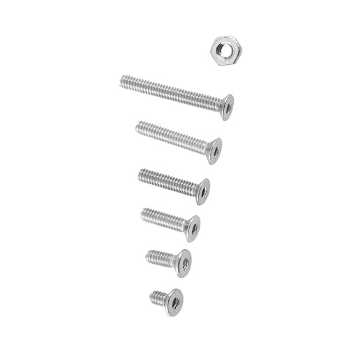 250pcs M2 Hex Socket Screws Bolt With Hex Nuts 1