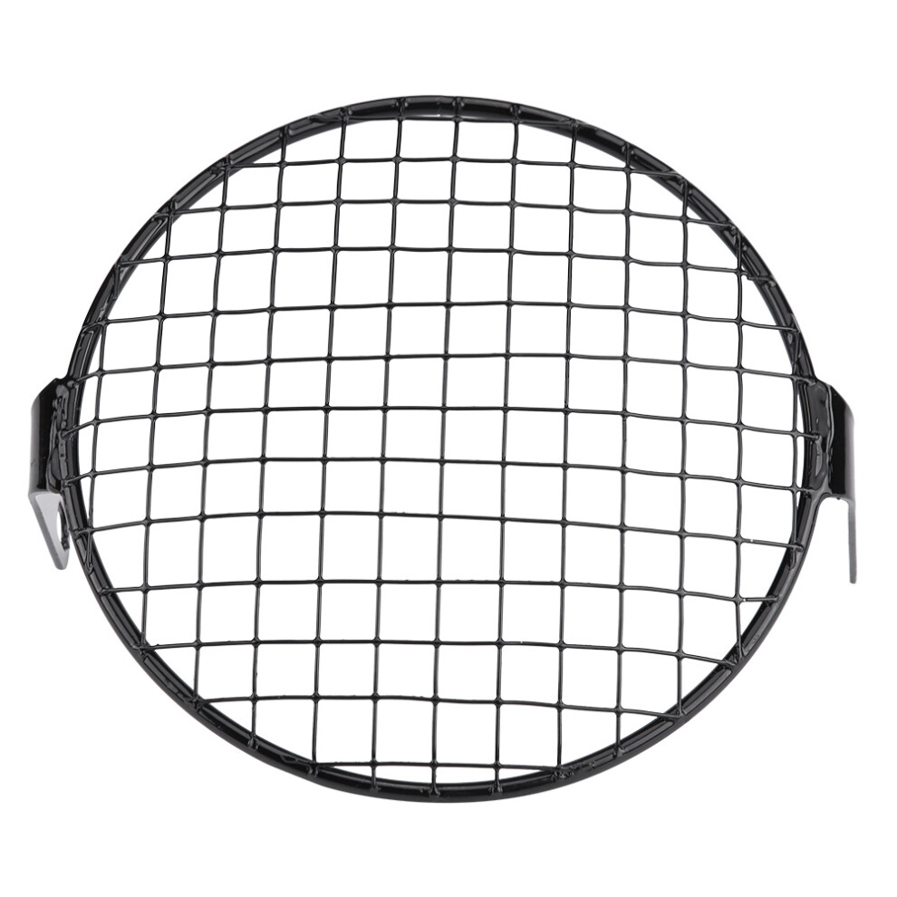 6.5In Motorcycle Side Mount Headlight Round Grill 8320539632537