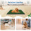 Grama artificial FluffyDream para penico para ces - Almofada de grama de forte absoro de 20 x 25 polegadas Almofada de grama para ces com ban 5