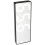 LED Mirror Alarm Clock USB Rechargeable Digital Table Clock Black & White 15