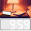 LED Mirror Alarm Clock USB Rechargeable Digital Table Clock Black & White 13