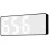 LED Mirror Alarm Clock USB Rechargeable Digital Table Clock Black & White 16