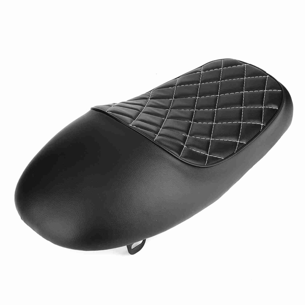 Motorcycle Pu Leather Vintage Seat Hump Black 8320539633657