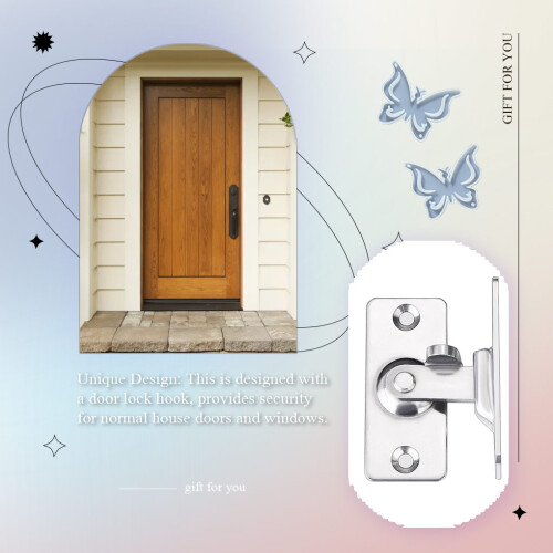 Bolt Lock Handy Installation House Doors Security Door Locks Latching 2