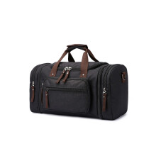 (Black) Travel Bag Waterproof Vacation Hiking Clothes Storage Luggage Tote