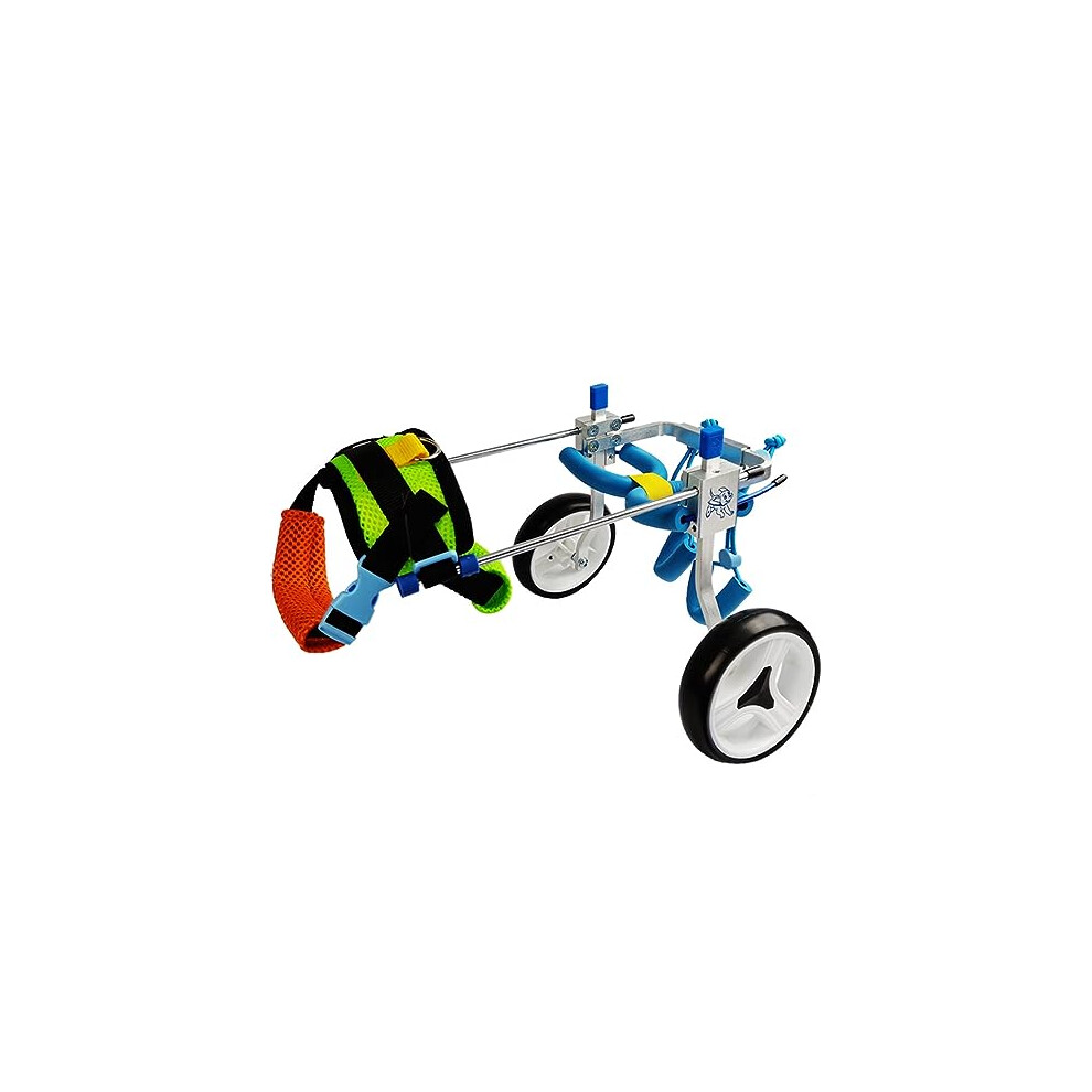 Adjustable Dog Wheelchair for Hind Legs, Support for Small Pets with Paralysis, Easy Assembly, Lightweight Design