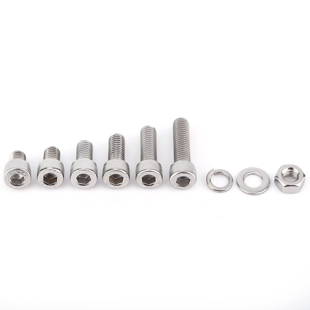 Steel Hex Socket Cap Head Screws with Hex Nut