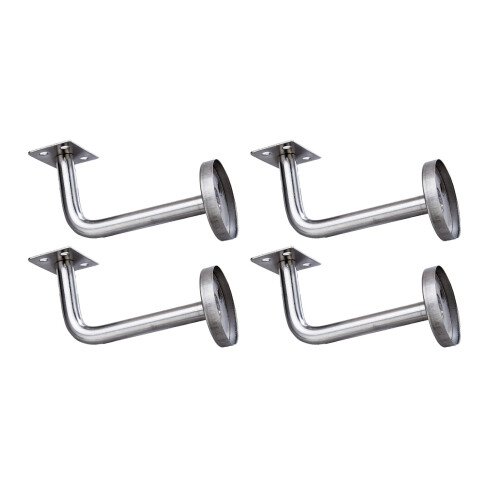 4Pcs Stainless Steel Wall Mount Staircase Handrail 1