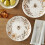 Piatti per la cena Sweet 10.75 ""di api certificata set di 4 multi colorati 5