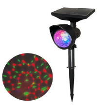 Led Solar Power Lights Led Projection Lights Colorful Rotating Solar Lights Outdoor Garden Lawn Lights Home Yard Christmas Decoration