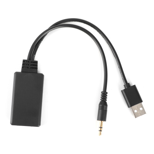 Bluetooth 5.0 Empfänger Adapter USB + 3,5 mm Stereo Audio für Autoradiosprechersysteme 1