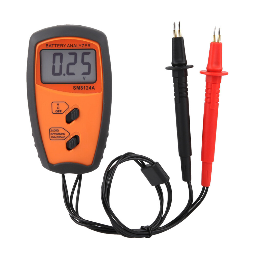 SM8124A LCD Display Digital Resistance Voltmeter