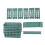 5 Tier Book Rack Large Capacity Compact Sturdy 2