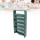 5 Tier Book Rack Large Capacity Compact Sturdy 12