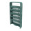 5 Tier Book Rack Large Capacity Compact Sturdy 10