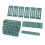 5 Tier Book Rack Large Capacity Compact Sturdy 8