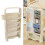 Classroom Deskside Bookshelf Large Capacity 6 Tier 11