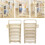 Classroom Deskside Bookshelf Large Capacity 6 Tier 12