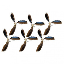 2025 Refill Set for Cat Feather Toys 6 Replacement Pieces for Cat Teaser Toy