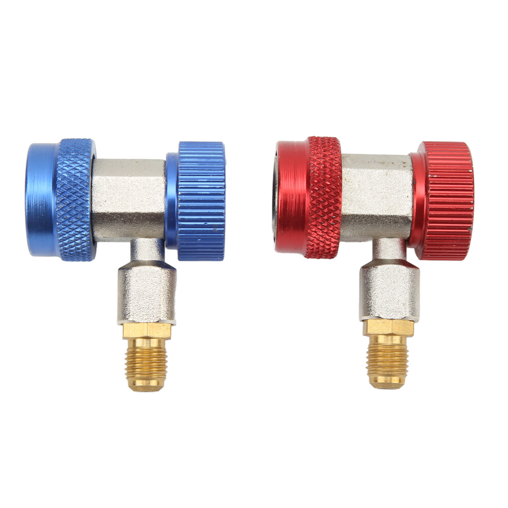 2X R134a Ac Air Condition Adjustable Quick Coupler 8320539635965