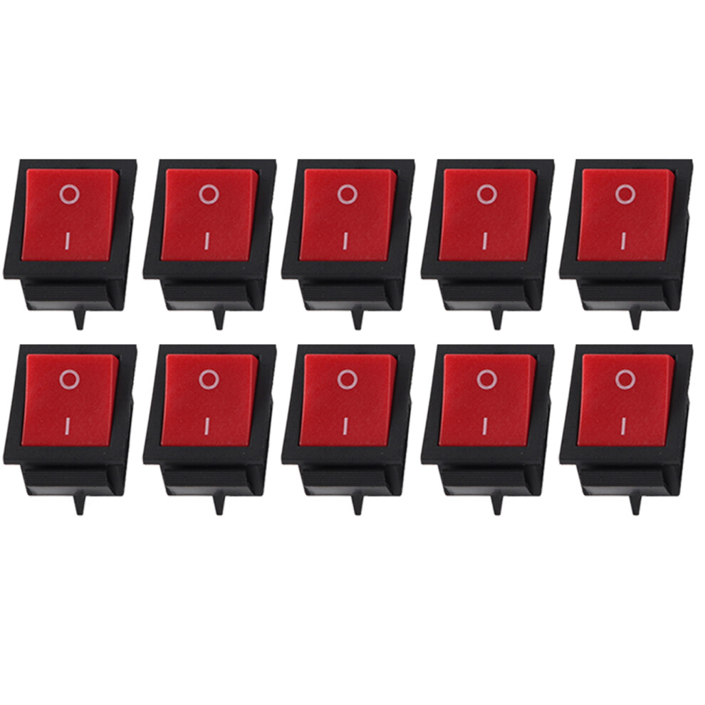 10PCs 2-Position Switch Rocker On/Off 4-Pin KCD4