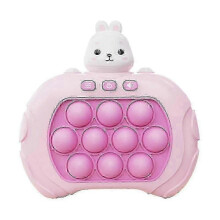(Rabbit) 2025 4 Modes Pop Fidget Game, Kids Adult Handheld Quick Push Bubble Toy Pop It Pro Light Up Game For 3+ Years Old Kids Gift