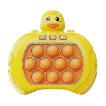 (Duck) 2025 4 Modes Pop Fidget Game, Kids Adult Handheld Quick Push Bubble Toy Pop It Pro Light Up Game For 3+ Years Old Kids Gift