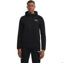Sweatshirt com capuz - Puma - Evostripe Core Fz - Preto - Mangas longas - Conforto excepcional