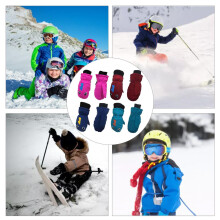 Warme Skihandschuhe für Kinder - Anti-Verlust-Schutz und perfekt für Winteraktivitäten