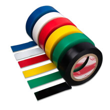 Mixed Colour Electrical Tape 6 Pack 16MM x 10M PVC Waterproof Insulation Tape for Masking and Repairing Wires