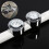 7/8" 1" Motorcycle Handlebar Mount Watch Dial 8