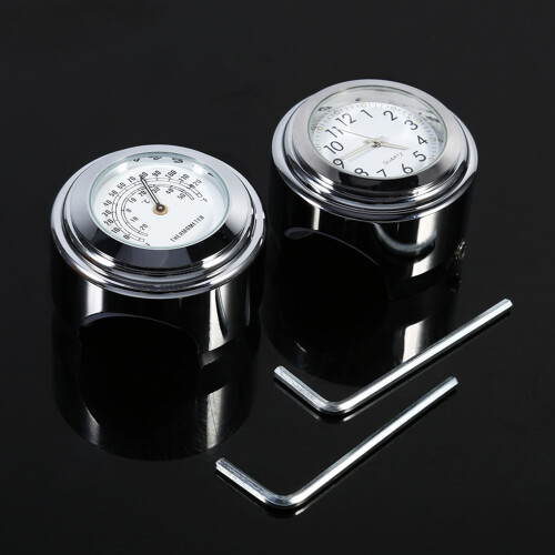 7/8" 1" Motorcycle Handlebar Mount Watch Dial 1