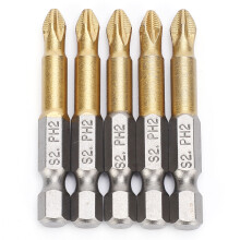 5pcs PH2 Cross Head Screwdriver Bits Set Anti skid