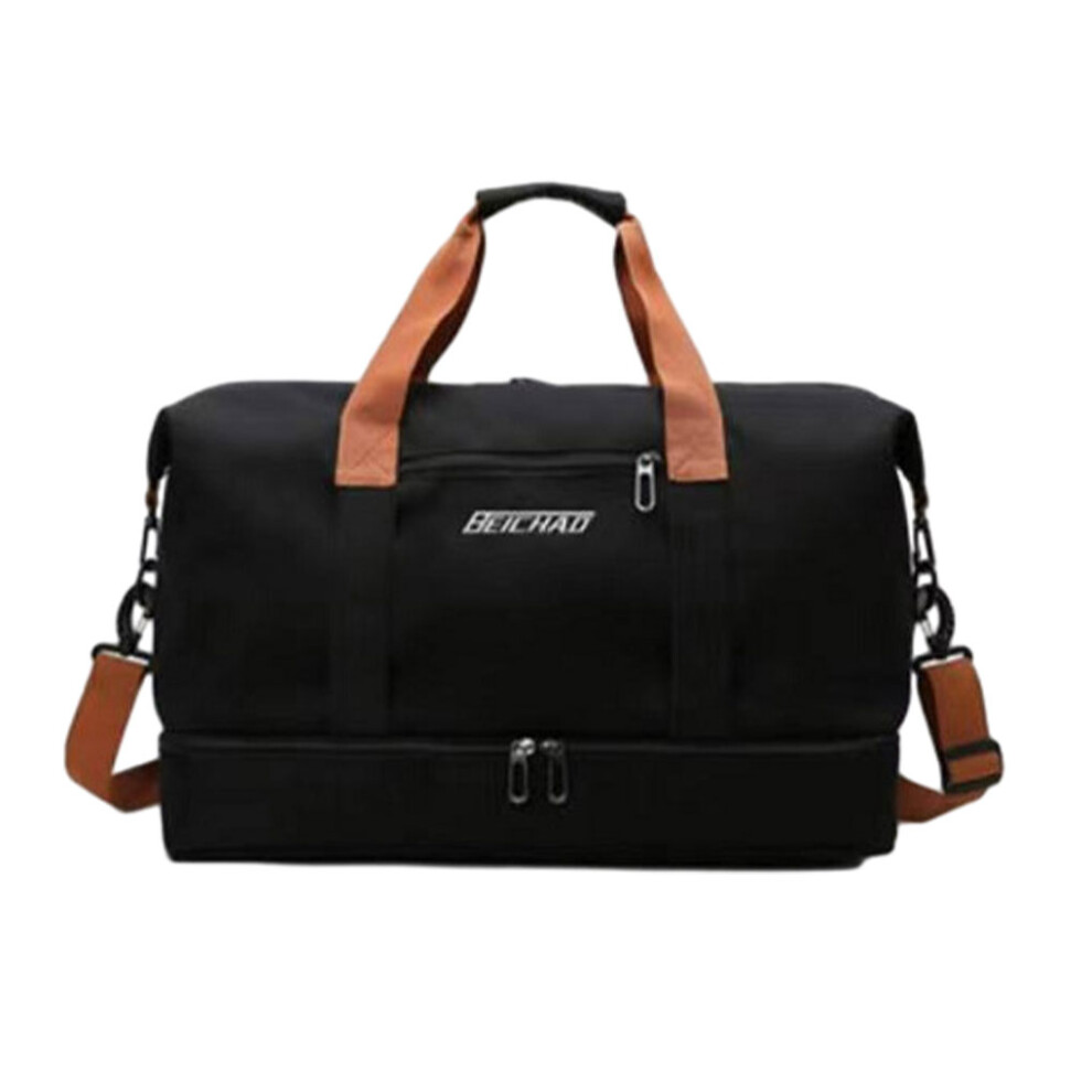 (Black) Travel In Style With Large Capacity Bag - Waterproof Durable And-image-OPC-PK92X6V-NEW