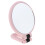 (Pink, 15X Magnify) Portable Double Sided Round Handheld Magnifying Makeup Mirror 3