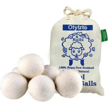 Wool Dryer Balls 6-Pack, Drying Balls for Laundry,Reusable As Natural Fabric Softener, Reduce Clothing Wrinkles, Drying Clothes Faster Eco-Friendly