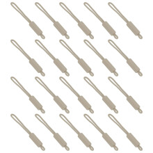 Replacement Zipper Pull Rope 20 Pack Nylon Handle Sliders for Luggage Tent Backpack Handbag Purse Khaki Light Purple