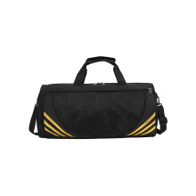 (Gold, Large) Gym Bags Large Capacity Polyester Backpack Fitness Rucksack Bag with
