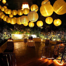 Led Solar Fairy Lights 8 Metres 30 Lanterns