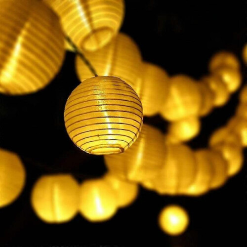 Led Solar Fairy Lights 8 Metres 30 Lanterns 2